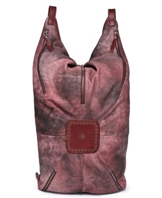 Women's Lamb Leather Dorado Hobo Convert Backpack