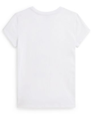 Girls' 7-16 Polo Bear Printed Short-Sleeve T-Shirt