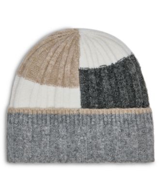 Patchwork Knit Beanie