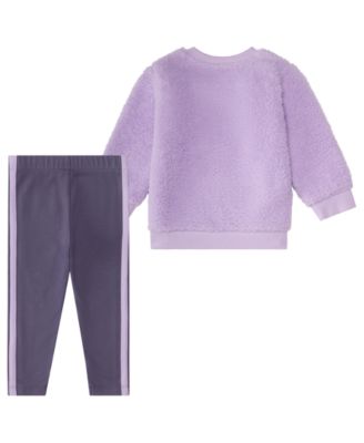 Baby Girls' Long-Sleeve Sweatshirt and Leggings, 2-Piece Set