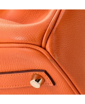 Birkin 30 Handbag Orange Epsom with Gold Hardware
