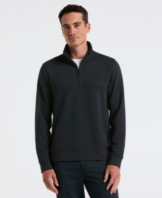 Men's Neoprene Quarter-Zip Long-Sleeve Sweater