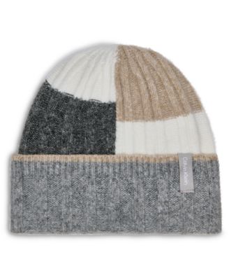 Patchwork Knit Beanie