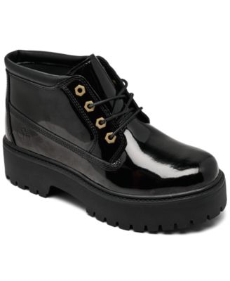 Timberland - Women's Stone Street Mid Waterproof Platform Boots from Finish Line