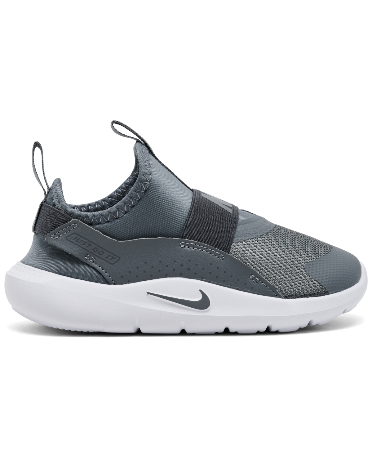 Nike Toddler Kids Flex Runner 4 Slip-on Running Sneakers From Finish Line In Gray