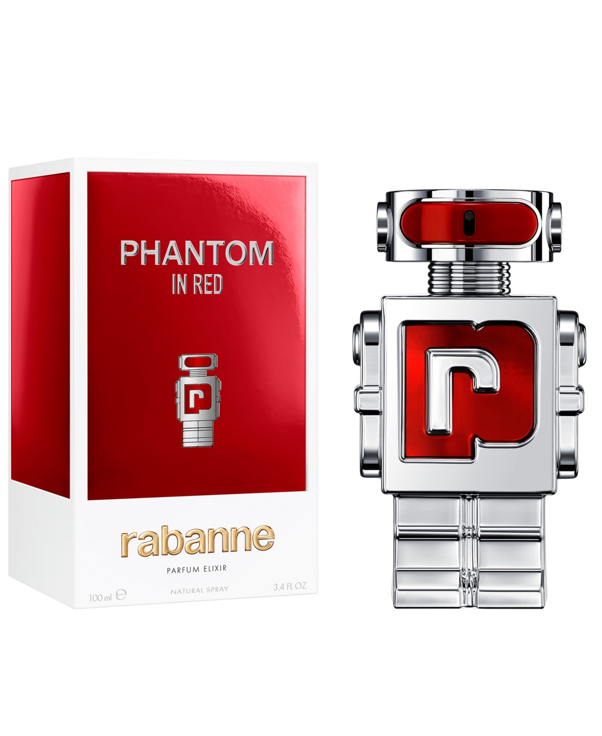 Rabanne Red Parfum Elixir Parfum, 3.38 oz.
