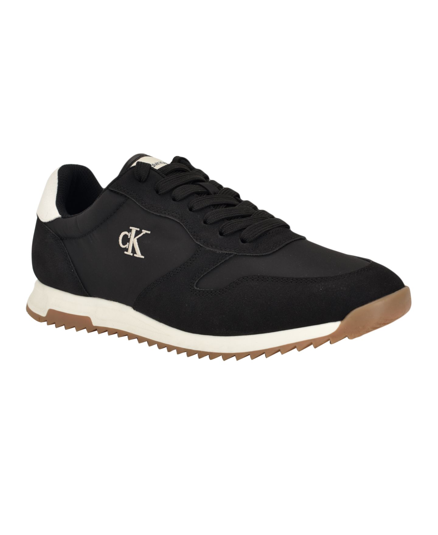 Мужские кроссовки Calvin Klein Gallden Lace-Up Casual, цвет: Чёрный — фото 1