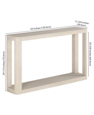 Stellan 52" Wood Wide Rectangular Console Table