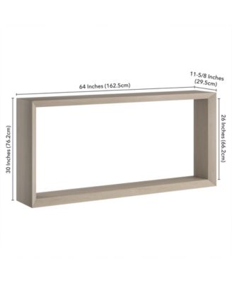 Osmond 64" Wood Wide Rectangular Console Table