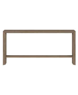 Osman 64" Wood Wide Rectangular Console Table