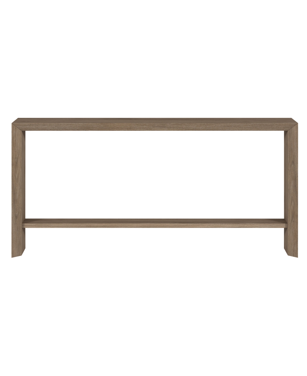 Hudson & Canal Osman 64" Wood Wide Rectangular Console Table