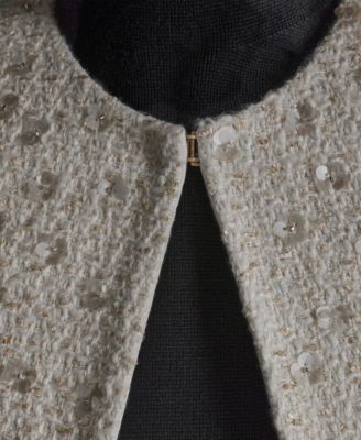 Women's Open Front Sequin Jacket