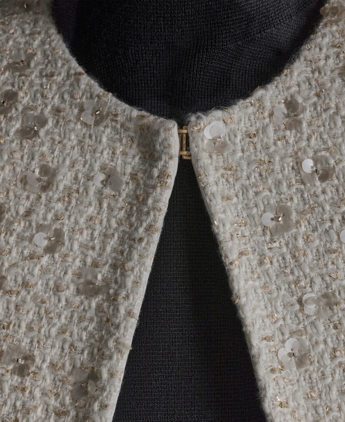 Bcbg Women's Open Front Sequin Jacket