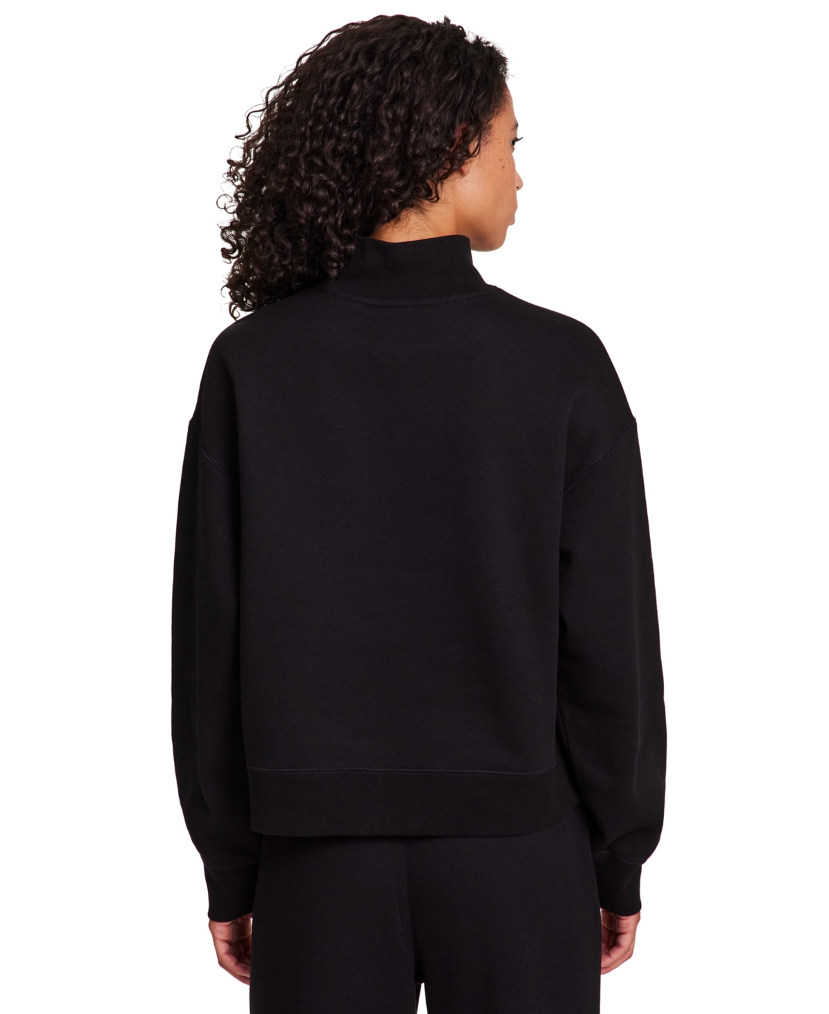 Reebok Women's Medium Vector Mock Neck Sweatshirt