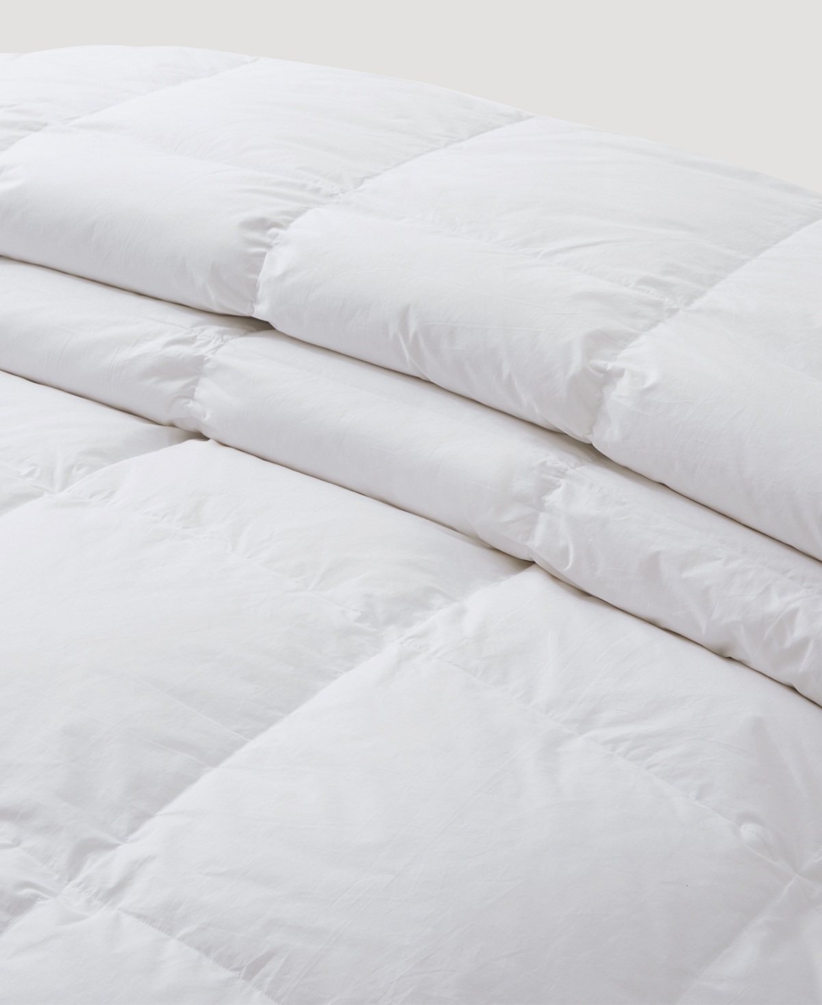 Unikome Cotton Fabric All Season Goose Feather Down Comforter, King