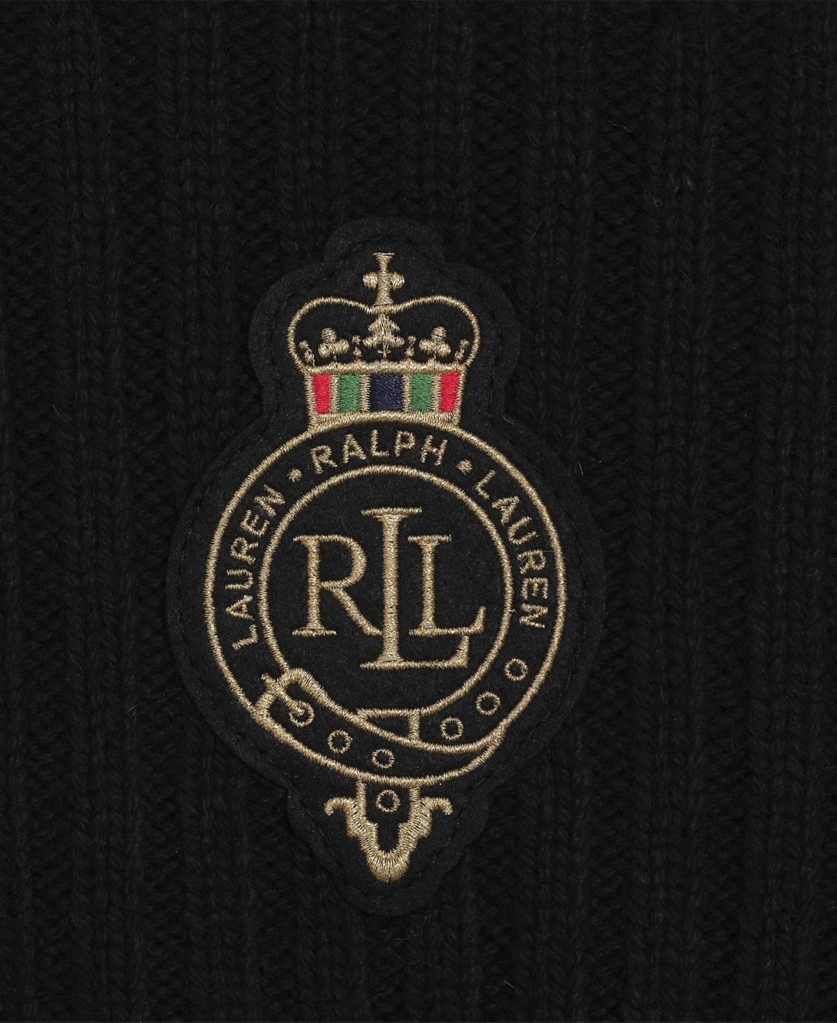 Lauren Ralph Cable Crest Patch Scarf