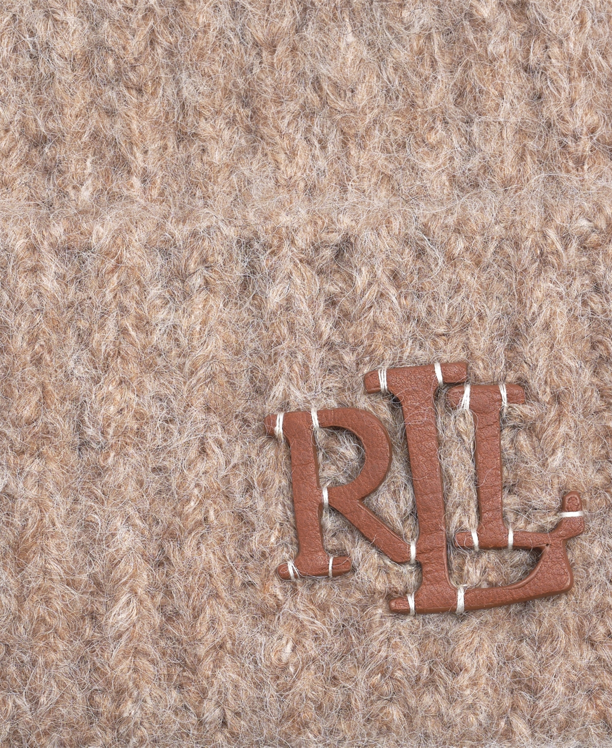 Ralph Lauren Fisherman Rib Hat In Brown