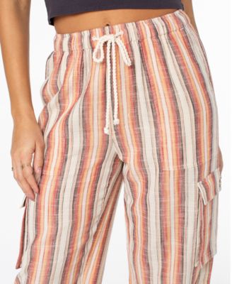 Women's Precious Striped Cargo pants