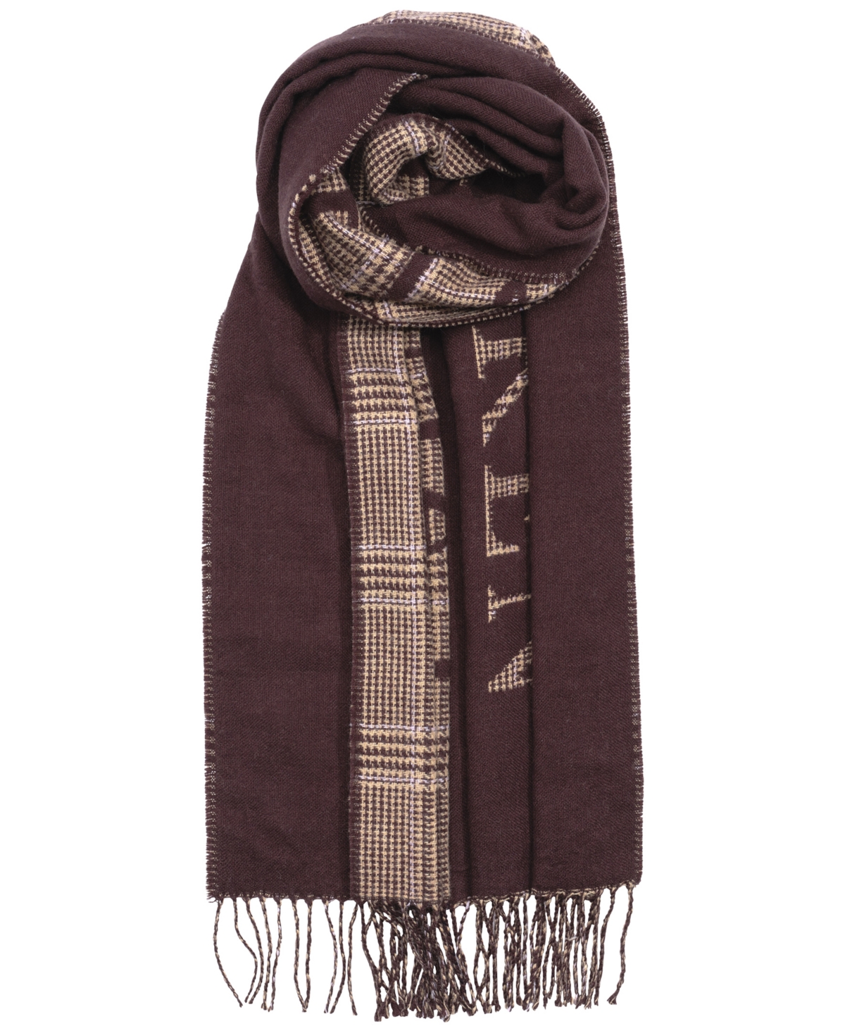 Lauren Ralph Double Face Logo Scarf