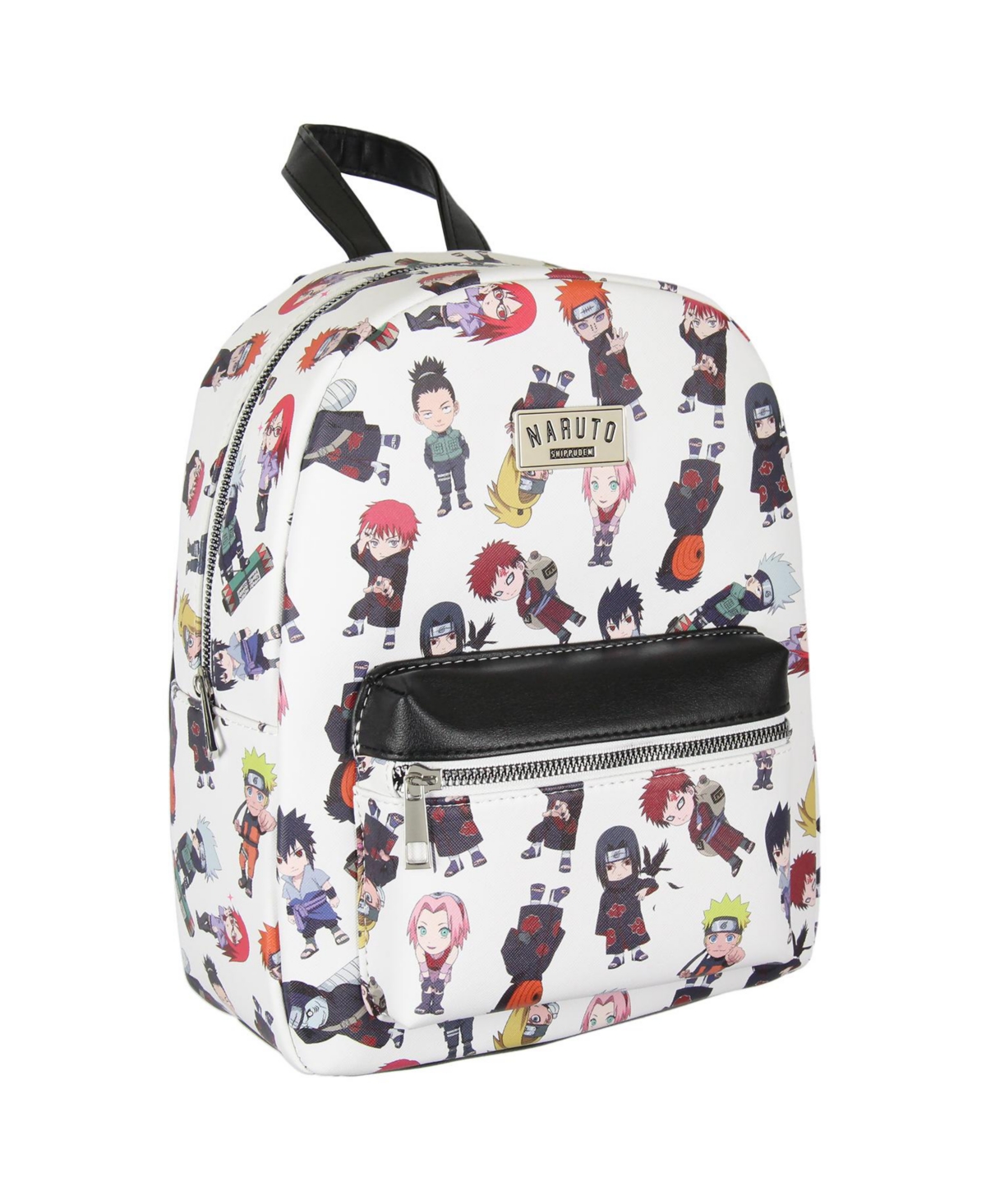 Naruto Shippuden Allover Chibi Character Mini Backpack Tote Bag