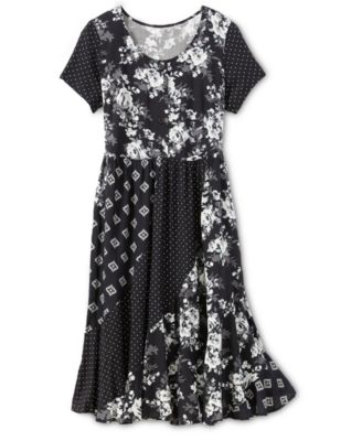 Women's Within Mixed Print Maxi Dress