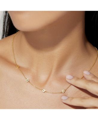 Flower Station Necklace - Rowena Necklace