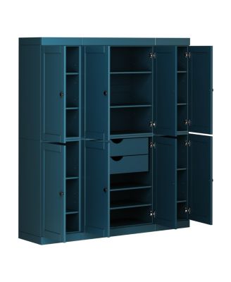 Solid Wood 65-Inch Pantry Cabinet