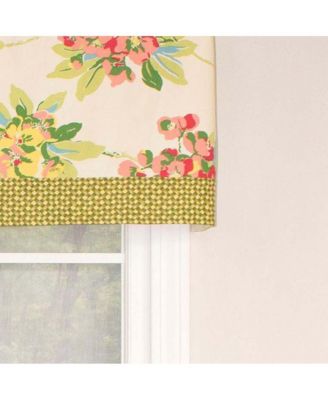 Selva Banded Sage Type All Season 3" Rod Pocket Valance 50" x 16" by RLF Home