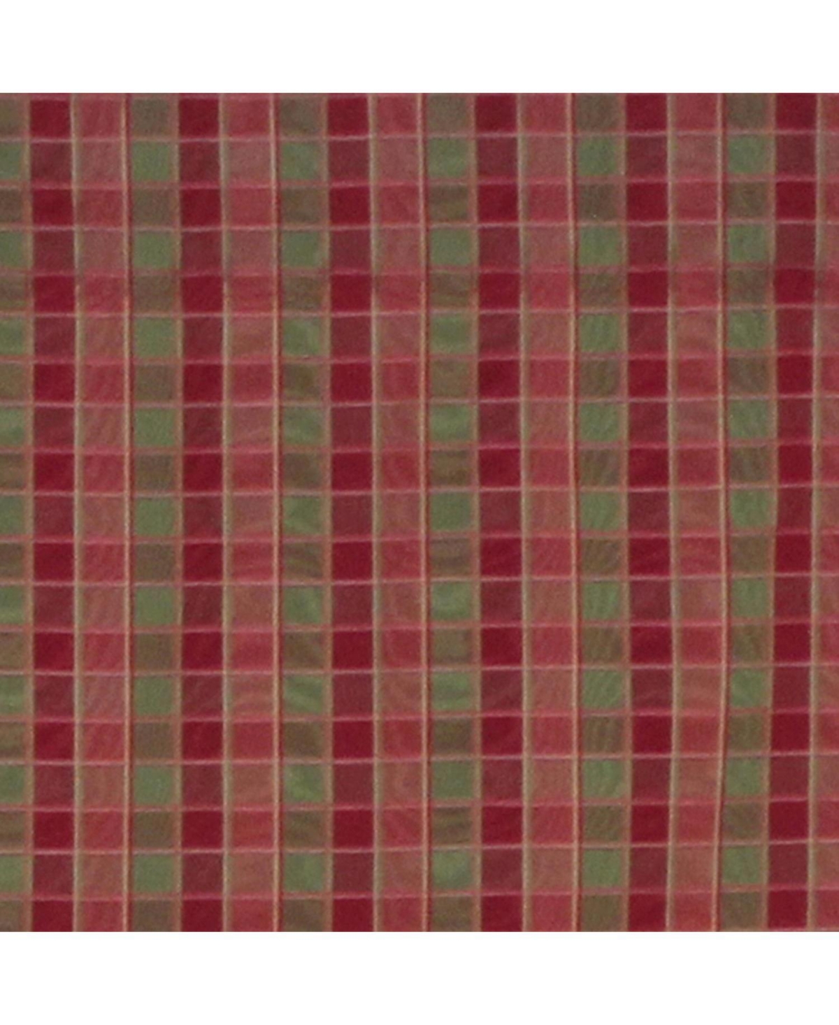 Rlf Home Gabriel Check Cornice 100% Cotton with Fully Lined 3" Rod Pocket Valnance for Windows 50" x 17" Grape