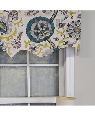 Modern Design Classic Celtic Regal Style Window Valance 50" x 17" Emerald Green
