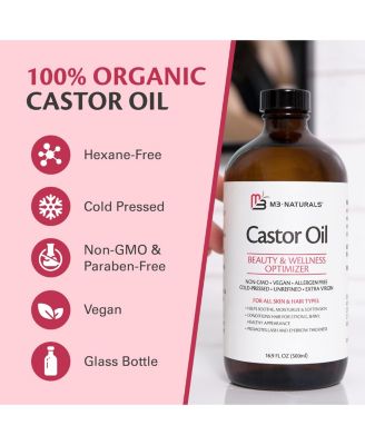 Castor Oil 500mL | For Hair, Skin & Body Nourishment | M3