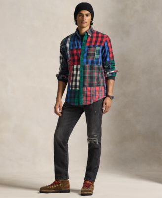 Men's Button-Down Polo Shirt