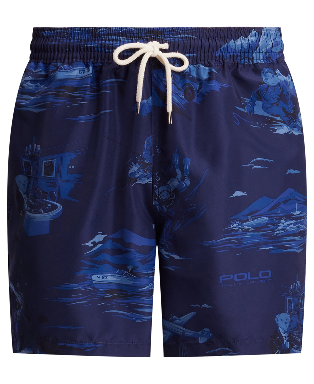 Polo Ralph Lauren Men's Classic-Fit Traveler Swim Trunks