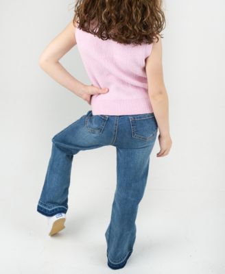 Girls' 4T-6X Sweater Vest and Flare Jeans, 2-Piece Set