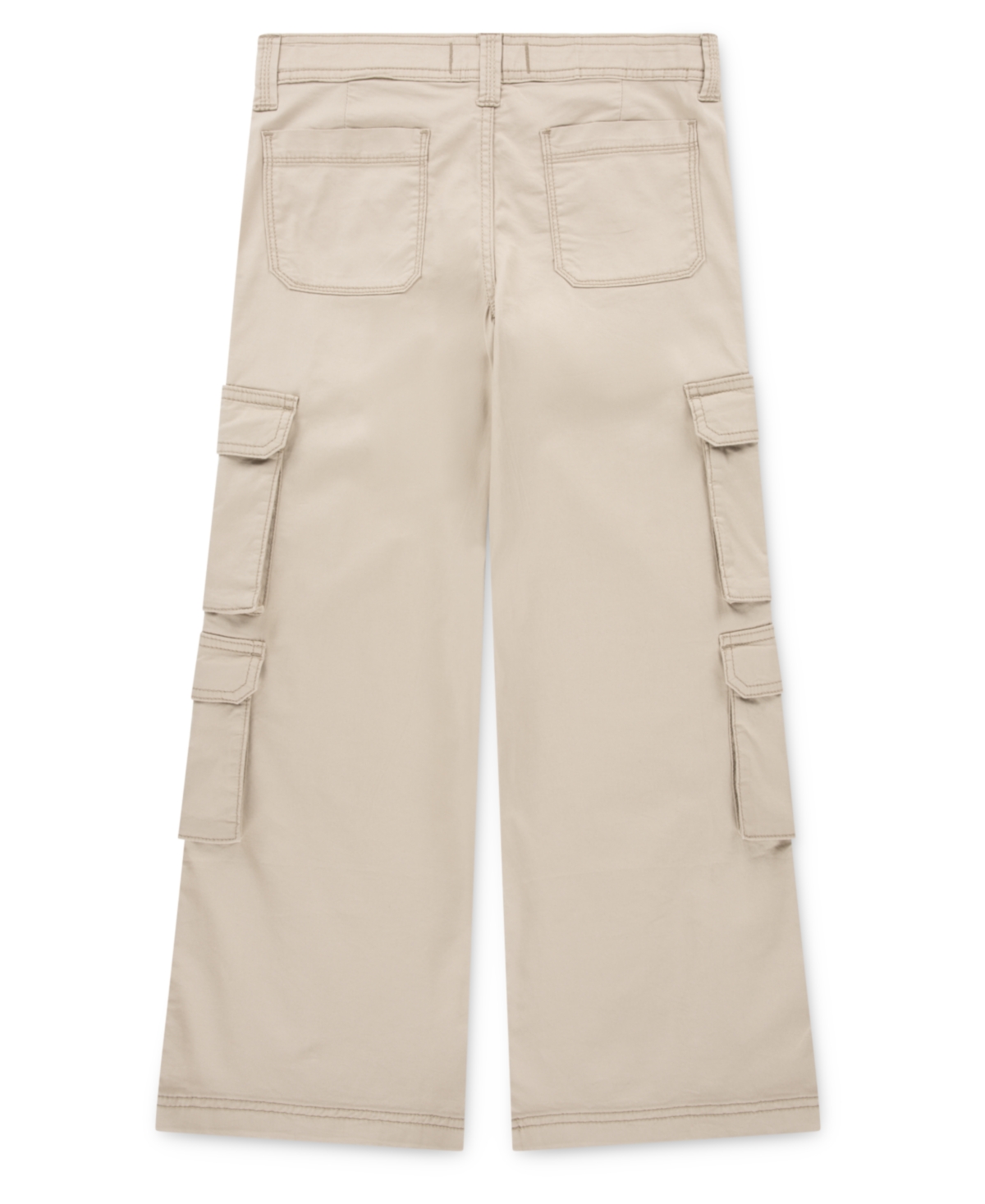 Abercrombie Girls 5â18 Wide-leg Twill Cargo Pants In Brown