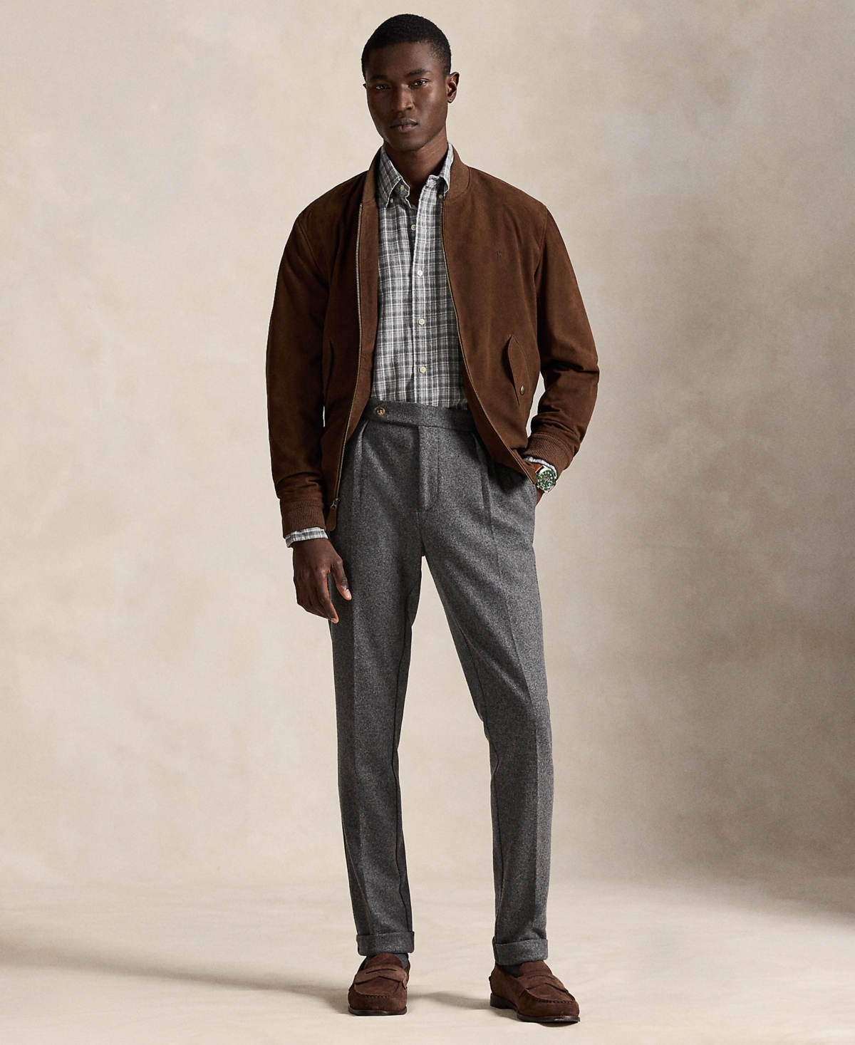 Polo Ralph Lauren Men's Classic Fit Long Sleeve Oxford Shirt In Gray