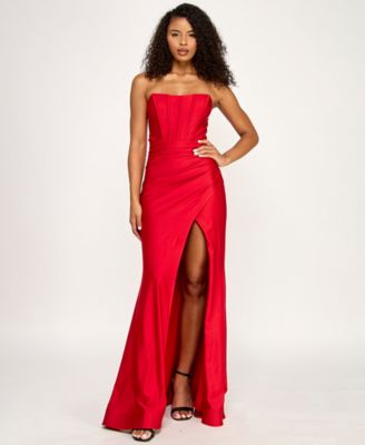 SENI & CADE - Strapless Bustier Long Dress