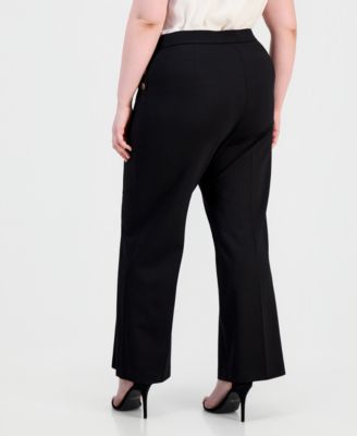 Plus Size Pull-On Sailor Pants