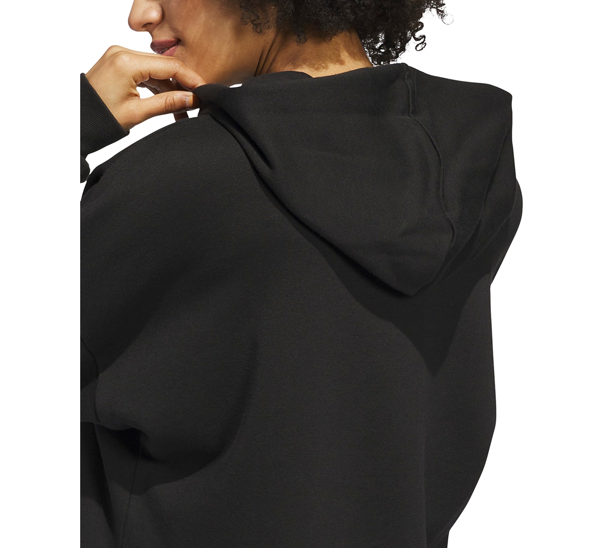 adidas Women's Wordmark Graphic Hooded Sweatshirt