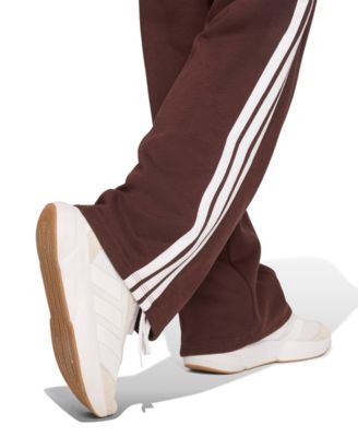 Women's Essentials 3-Stripes Fleece Slim Pants