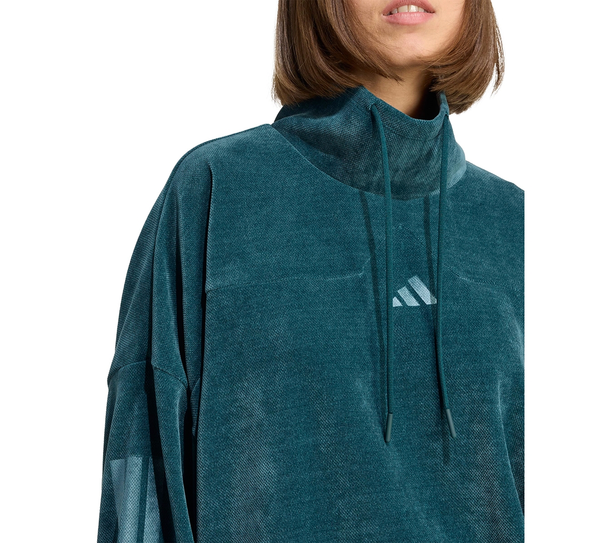Adidas Originals Women's Tiro High Neck Sweatshirt In Blue