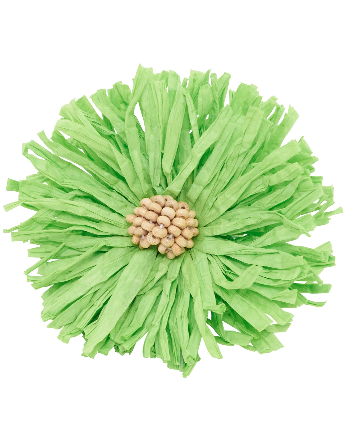 Saro Lifestyle Raffia Charm Napkin Ring, Set of 4