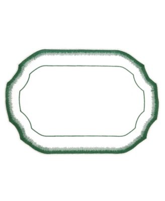 Elegant Embroidery Detail Placemat, Set of 4