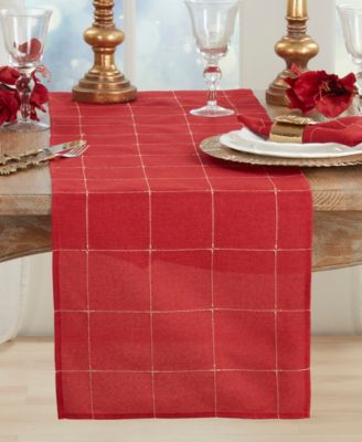 Embroidered Table Runner, 16" x 70"