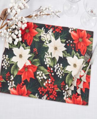 Winter Bloom Placemat, Set of 4