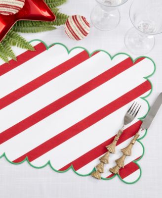 Eco Scallop Border Placemat, Set of 4