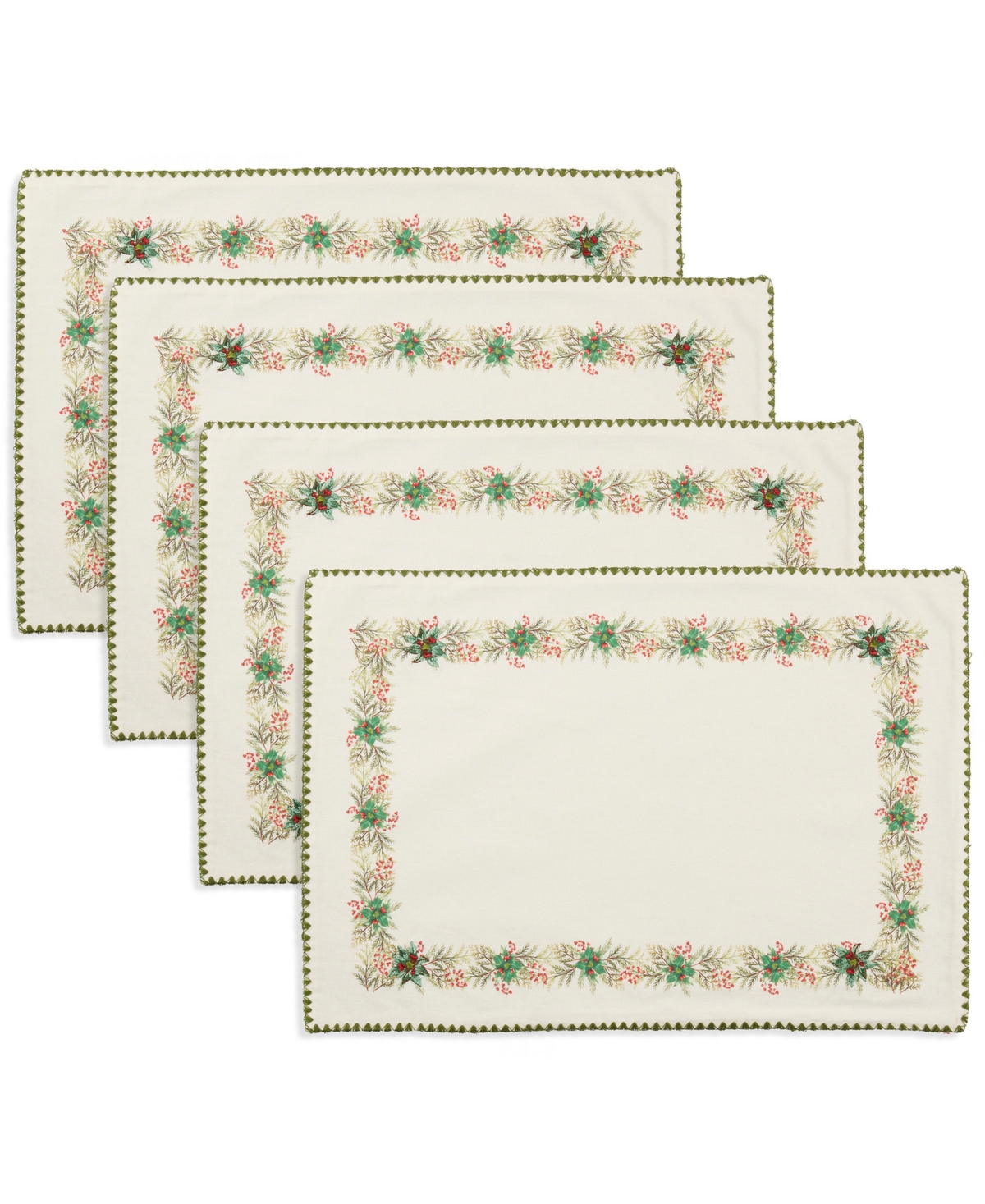 Saro Lifestyle Holly Placemat, Set of 4