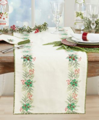 Holly Table Runner, 16" x 72"