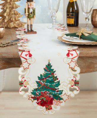 Christmas Tree Table Runner, 14" x 72"
