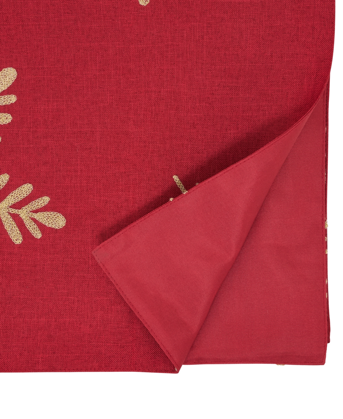Saro Lifestyle Snowflakes Table Runner, 16" x 70"